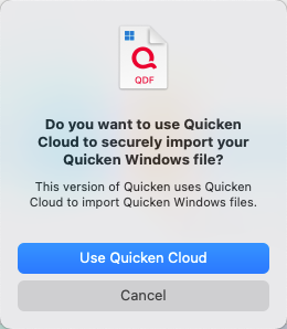 Converting from Quicken Windows to Quicken Mac