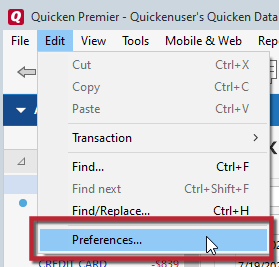 How To Use The Memorized Payee List In Quicken for Windows