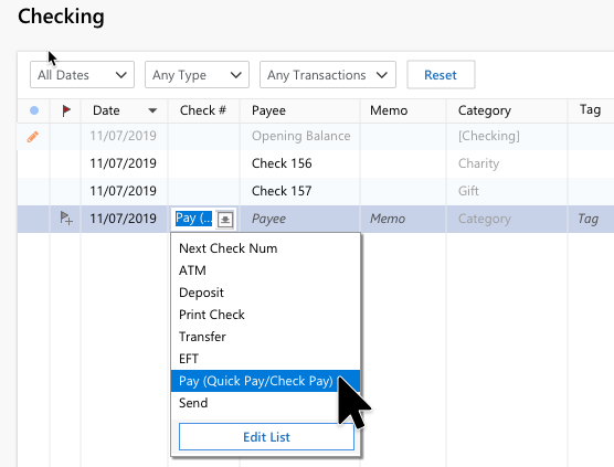 Quicken Bill Manager: Scheduling Future-Dated Payments In Windows