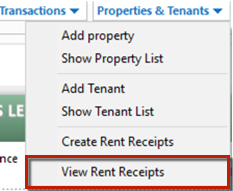 How to create rent receipts for tenants