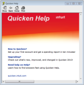 Quicken help