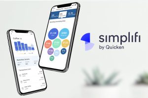 Simplifi user interface on 2 mobile screens