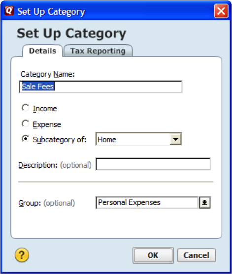 Set up category