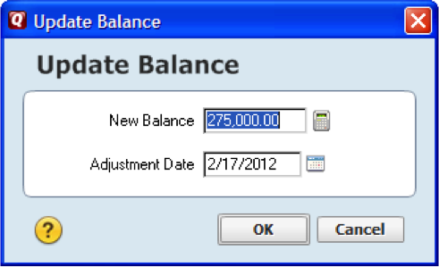 Update balance