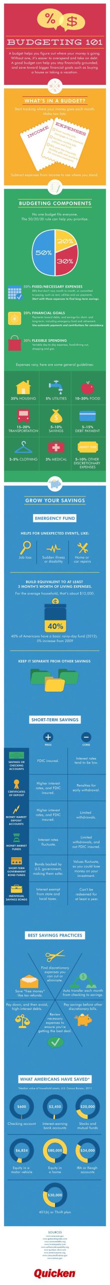 Budgeting 101 Infographic