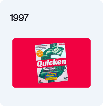 1997 Quicken Home & Business box