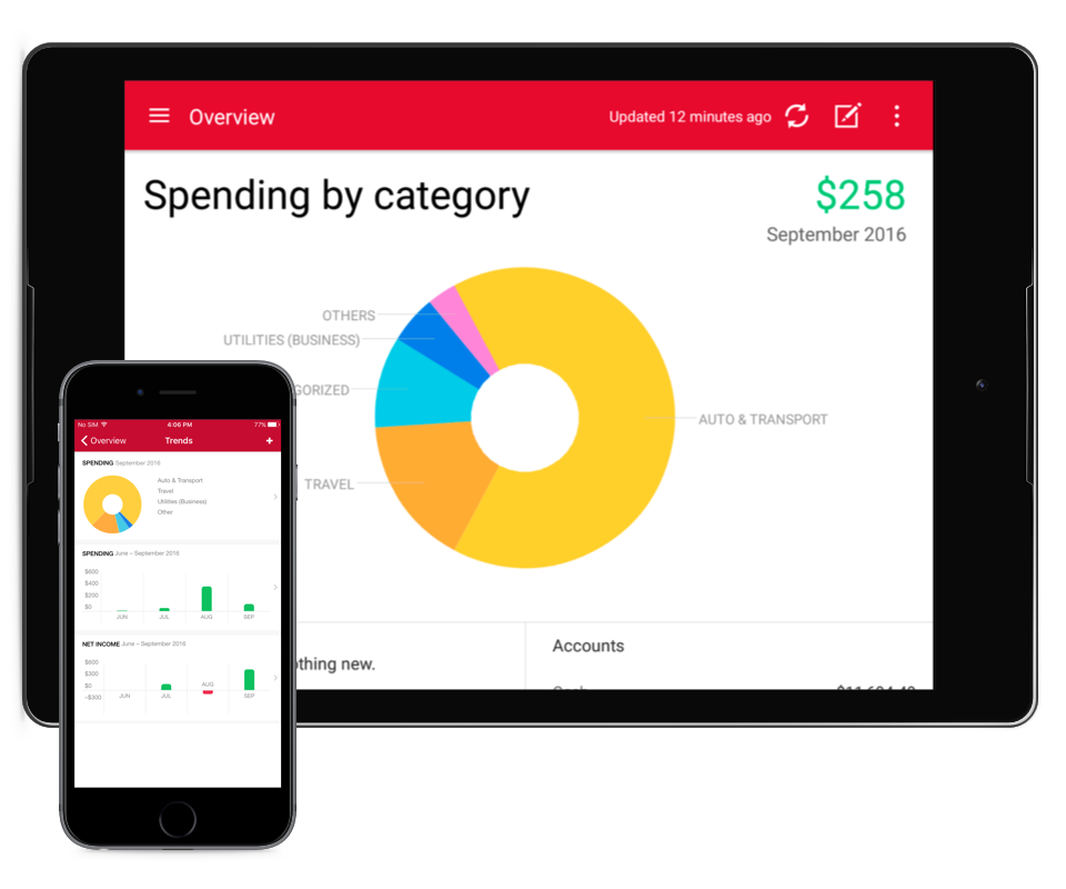 Quicken Budgeting App for iPhone®, iPad® or Android™ Devices