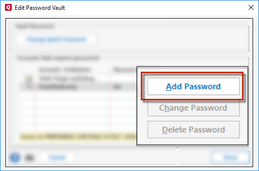 What is the Password Vault and how do I use it? (Quicken for Windows)