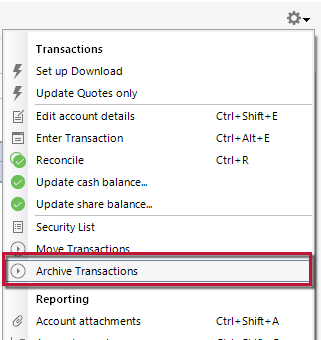 How To Archive Investment Transactions To Improve Performance