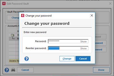 What is the Password Vault and how do I use it? (Quicken for Windows)