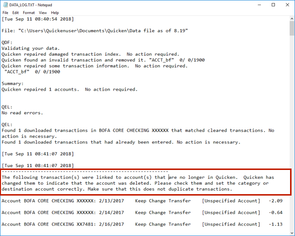 Quicken Performance Troubleshooting