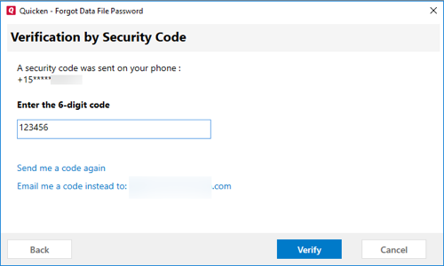 Quicken for Windows: What if I forgot the Data File Password or Quicken isn't accepting it?