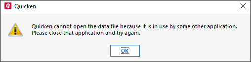 Error When Opening a Data File While Using an Online Storage Service