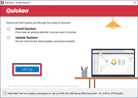 what folder does quicken download install files