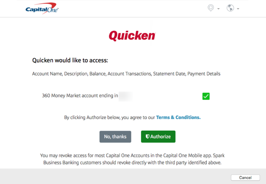 Message When Updating Accounts in Quicken for Mac: 351 Error