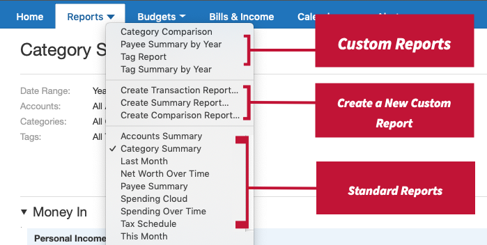 Quicken Chart Of Accounts Templates