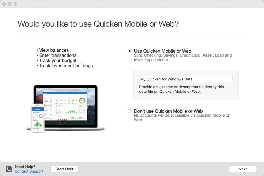 Converting from Quicken Windows to Quicken Mac