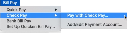 Quicken Bill Manager: Scheduling Future-Dated Payments In Mac