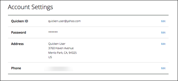 address phone