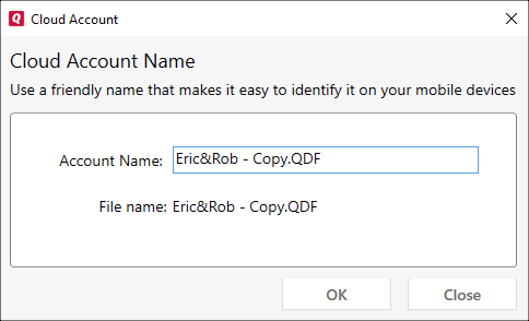 How to edit or delete your Cloud datasets in Quicken for Windows