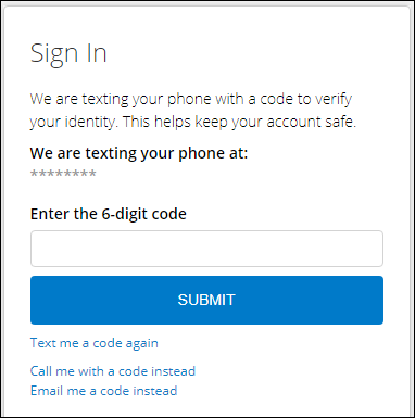 No text verification code received when signing in to Quicken or Quicken.com