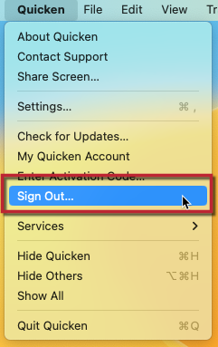 Errors When Updating Accounts in Quicken for Mac: QCS-0403-1 or QCS-0403-2