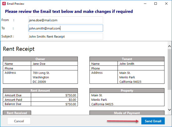 How to create rent receipts for tenants