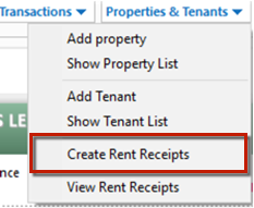 How to create rent receipts for tenants