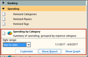 Creating Reports and Graphs in Quicken