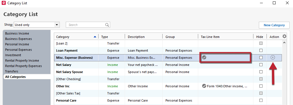 Missing Report Information in Quicken for Windows