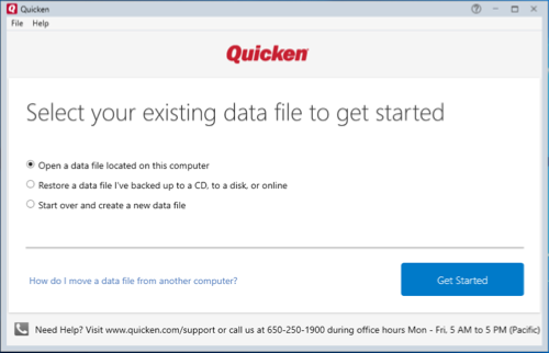 Bruke QcleanUI til å fikse installasjonsproblemer med Quicken for Windows