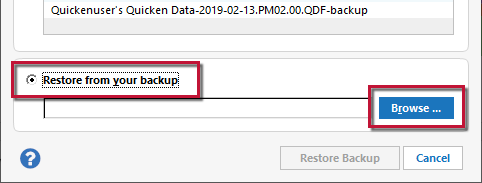 How do I restore backup files from Dropbox?
