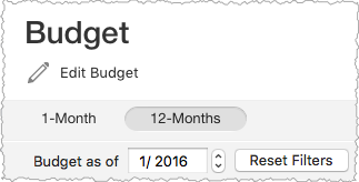 quicken for mac 12 month budget overview and getting started