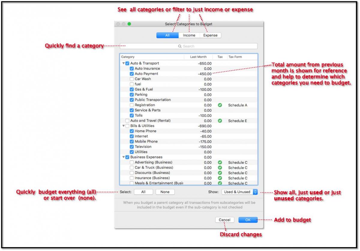 you need a budget vs quicken