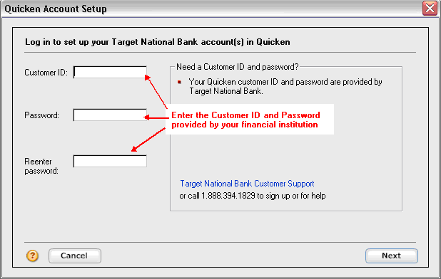 Enabling an account for Express Web Connect