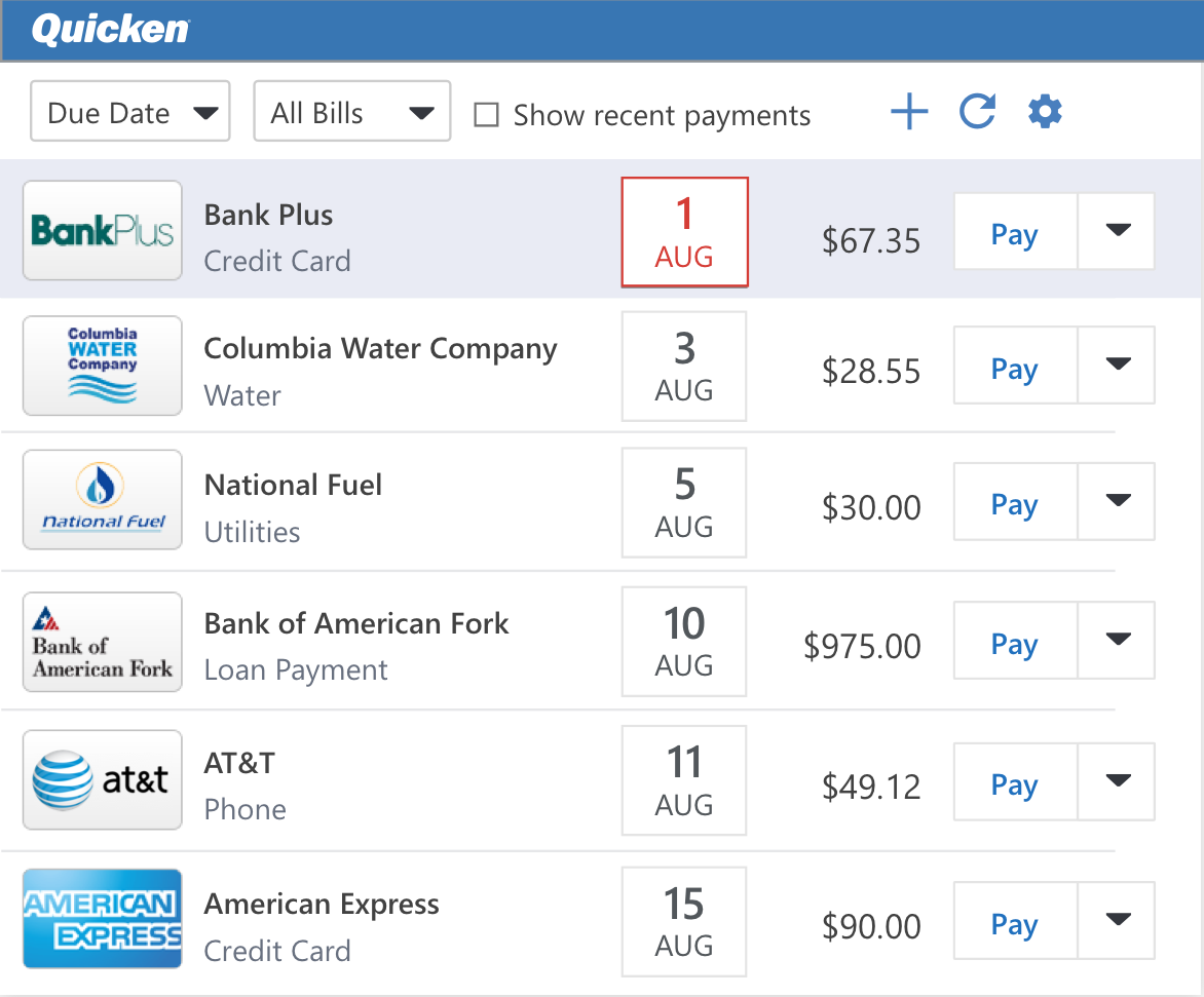 quicken bill pay quicken bill pay